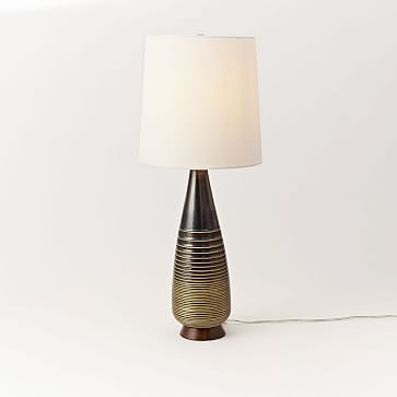 Mid-Century Ceramic Table Lamp - Taper - Image 3