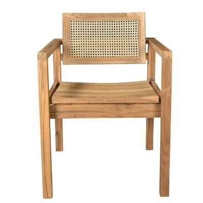 Reeder Caned Teak Dining Chair - Image 0