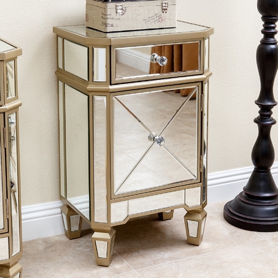 Marleigh Mirrored End Table - Image 0