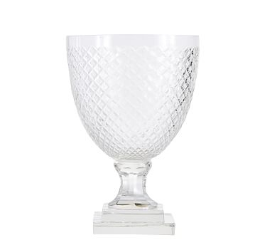 Ml Ava Vase, Clear Cut Glass, Large 12" - Image 0