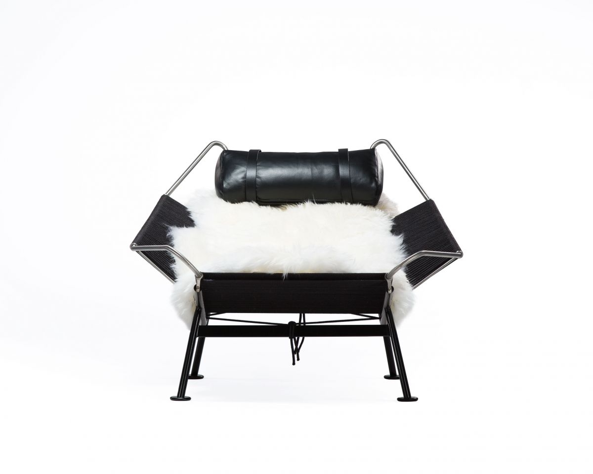 Flag Halyard Chair - Black Edition - Milano Smoke Black - Image 0