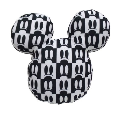 Mickey Shaped Mickey Eyes Print Indoor/Outdoor Throw Pillow - Image 0