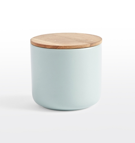 Canister with Wood Lid - Image 0