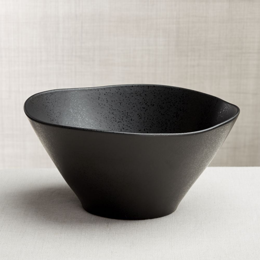 Marin Matte Black Serving Bowl - Image 0