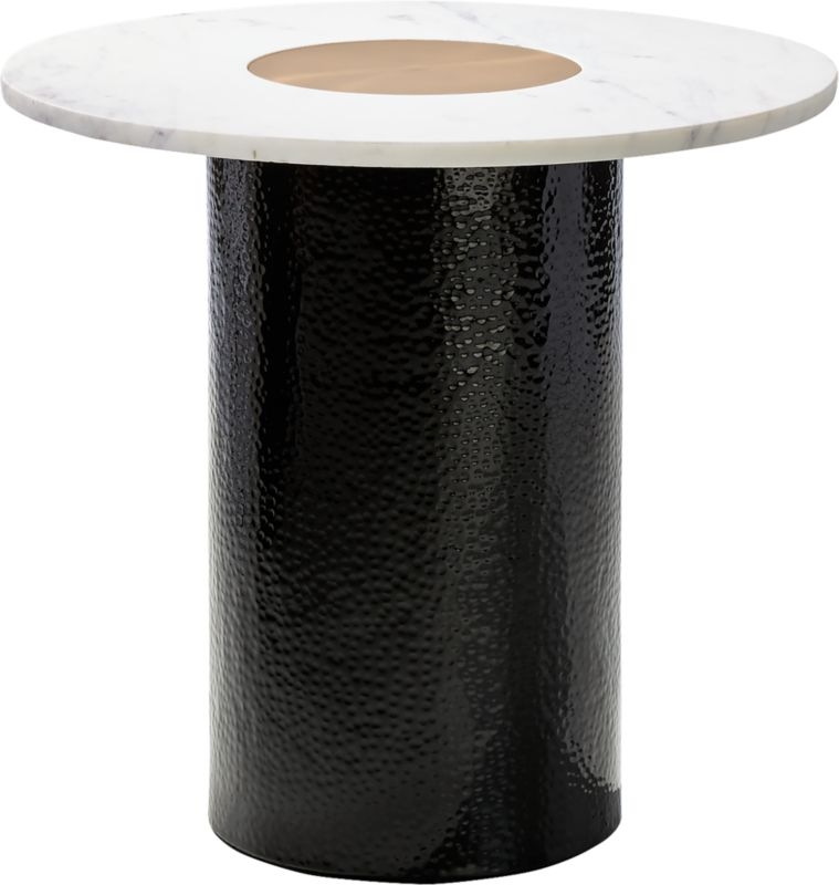 Chopin Low Metal and Marble Side Table - Image 6