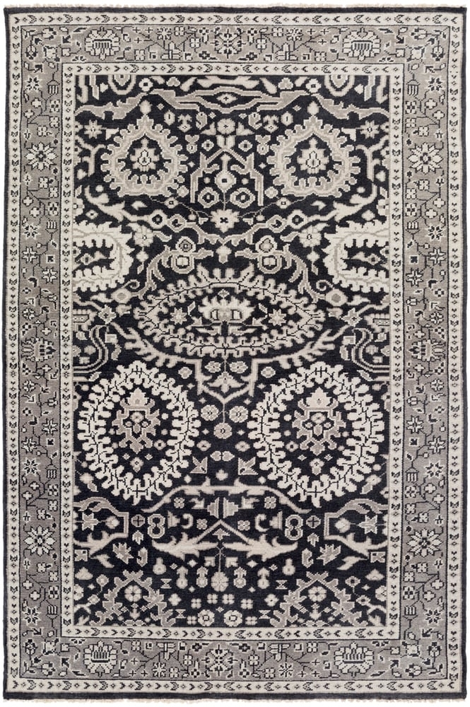 Cappadocia Black Indoor 5'6" x 8'6" Handmade Rug - Image 1