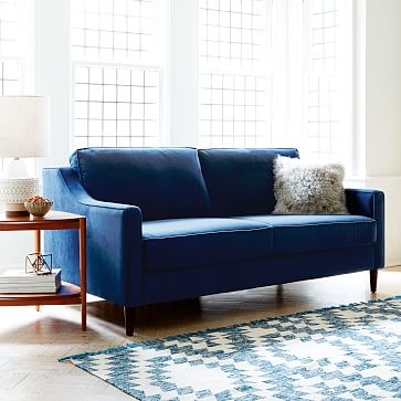 Paidge 86.5" Grand Sofa, Poly, Linen Weave, Platinum, Cone Pecan - Image 3