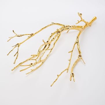 Manzanita Candelabra, Gold - Image 2
