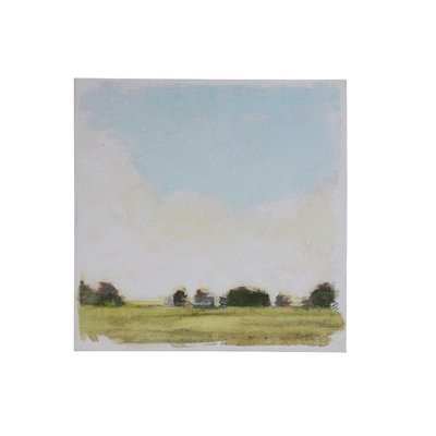 'Open Field Landscape' Unframed Print on Canvas - Image 0