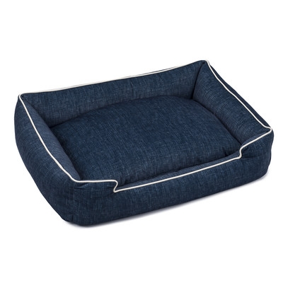 Plush Velour Lounge Dog Bed - Image 0
