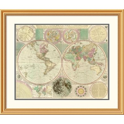 'World Map' Framed Print - Image 0