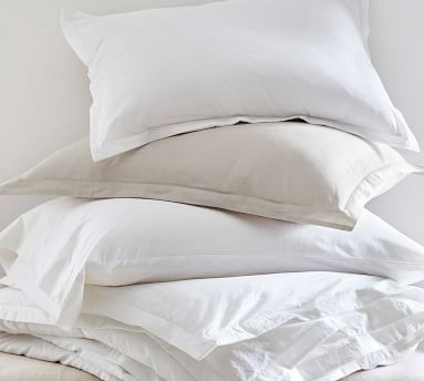 Spencer Washed Cotton Organic Pillowcases, King S/2, White - Image 3