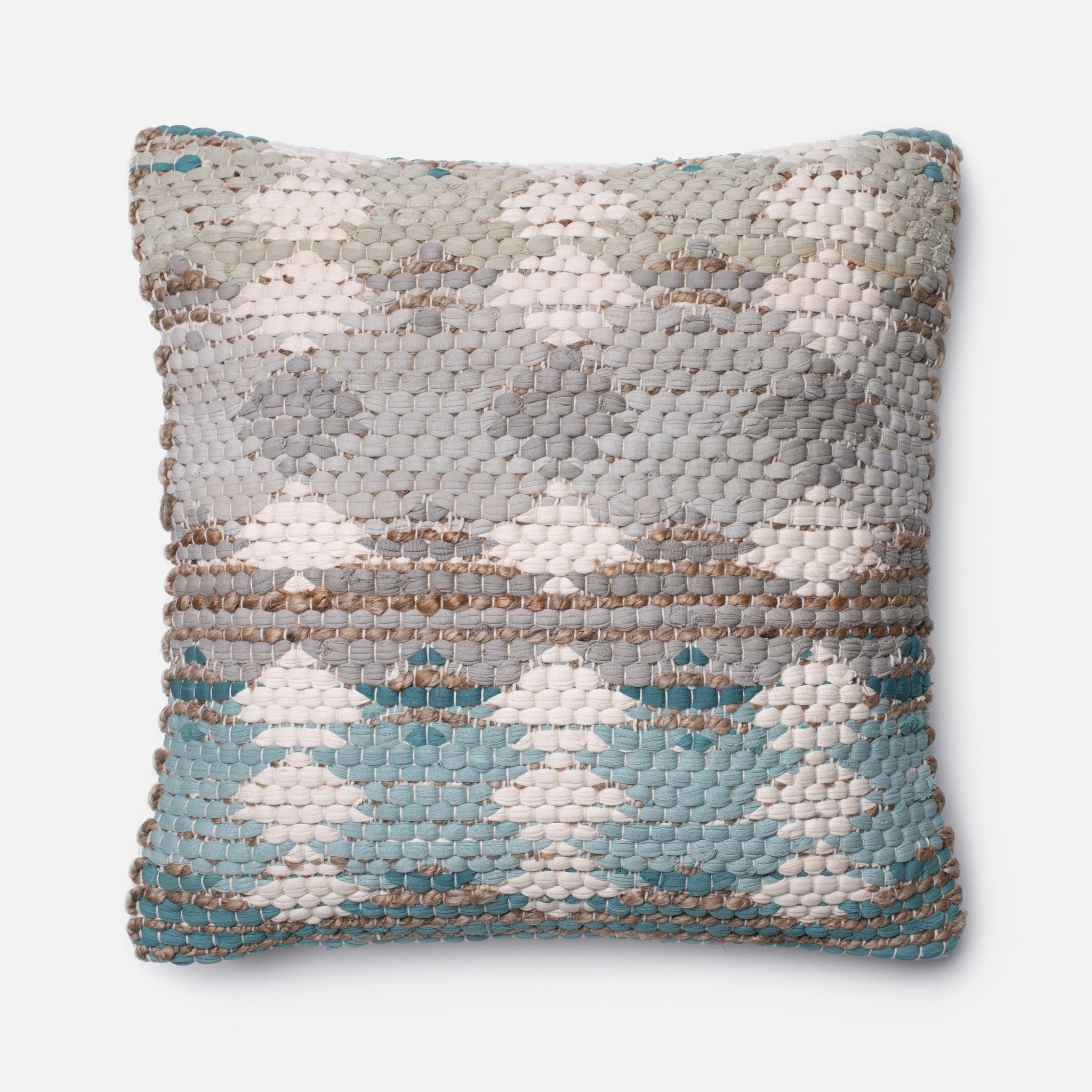 PILLOWS - BLUE / GREY - 22" X 22" Cover Only - Image 0