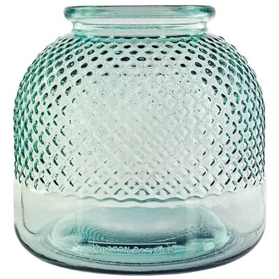 Galilee Diamond Recycled Glass Table Vase - Image 0
