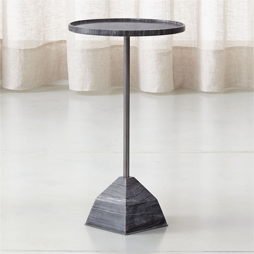 Prost Medium Marble Round Drink Table - Image 0