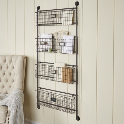 Wall Organizer With Wall Baskets - Image 0
