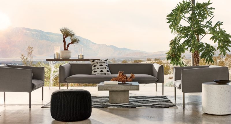 Novara Lounge Chair Grey - Image 1
