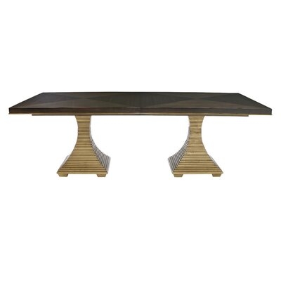 Jet Set Solid Wood Dining Table - Image 0