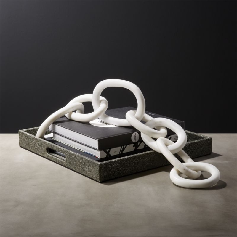 Links Cool White Decorative Marble Chain - Image 2