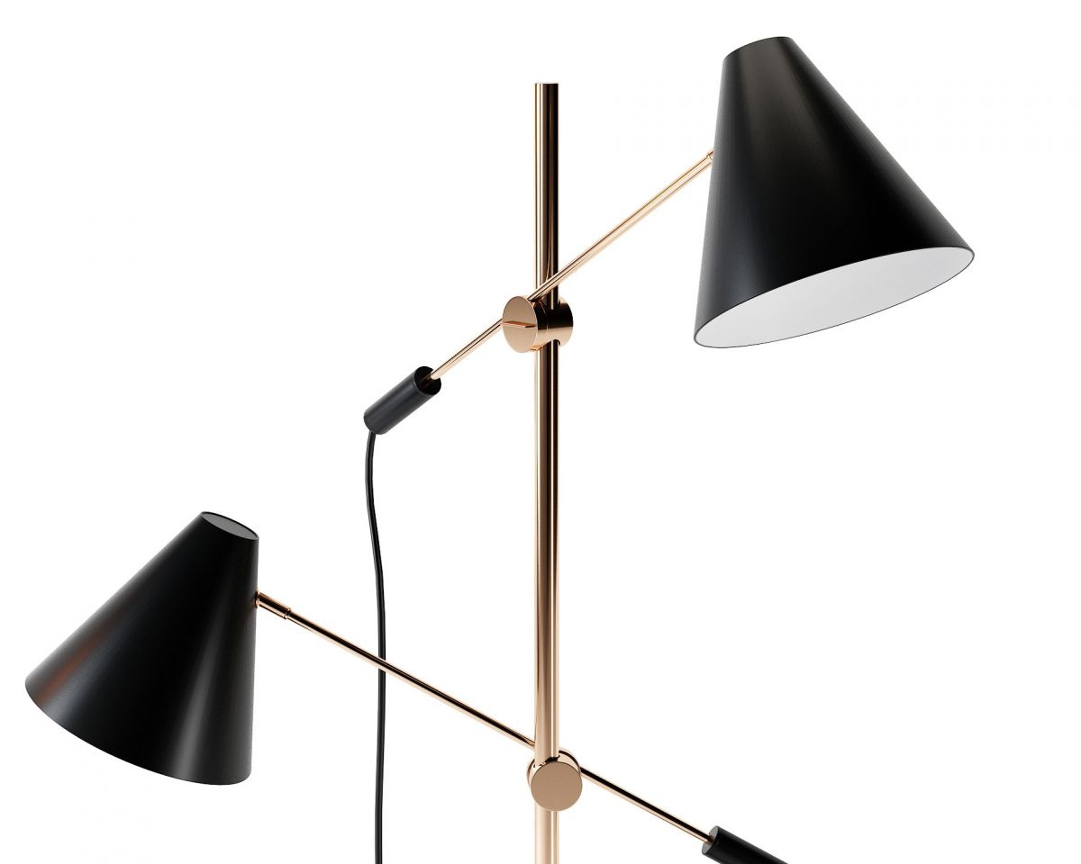 Kennedy Floor Lamp - Matte Black - Image 1