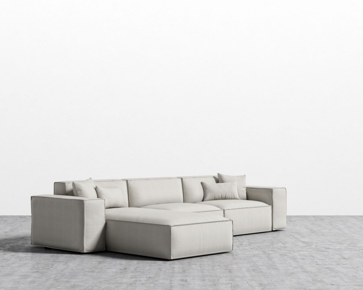 Porter Sectional - Pearl Left Hand Facing - Image 2