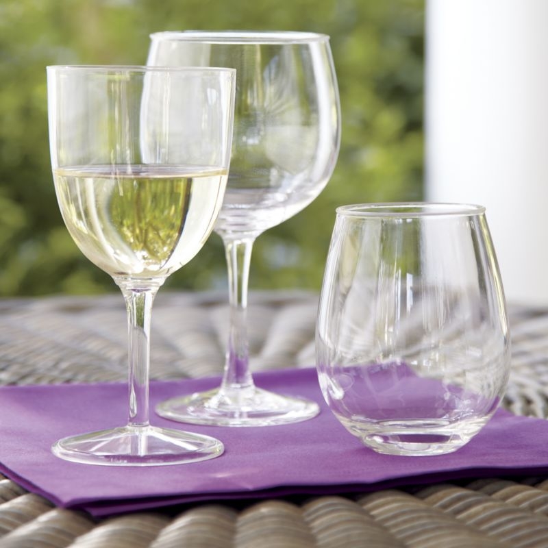 Acrylic Stemless Wine Glass - Image 2