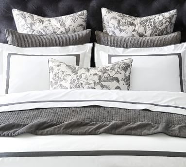 Morgan Organic Extra Pillowcases, Set of 2, King, Simply Taupe - Image 3