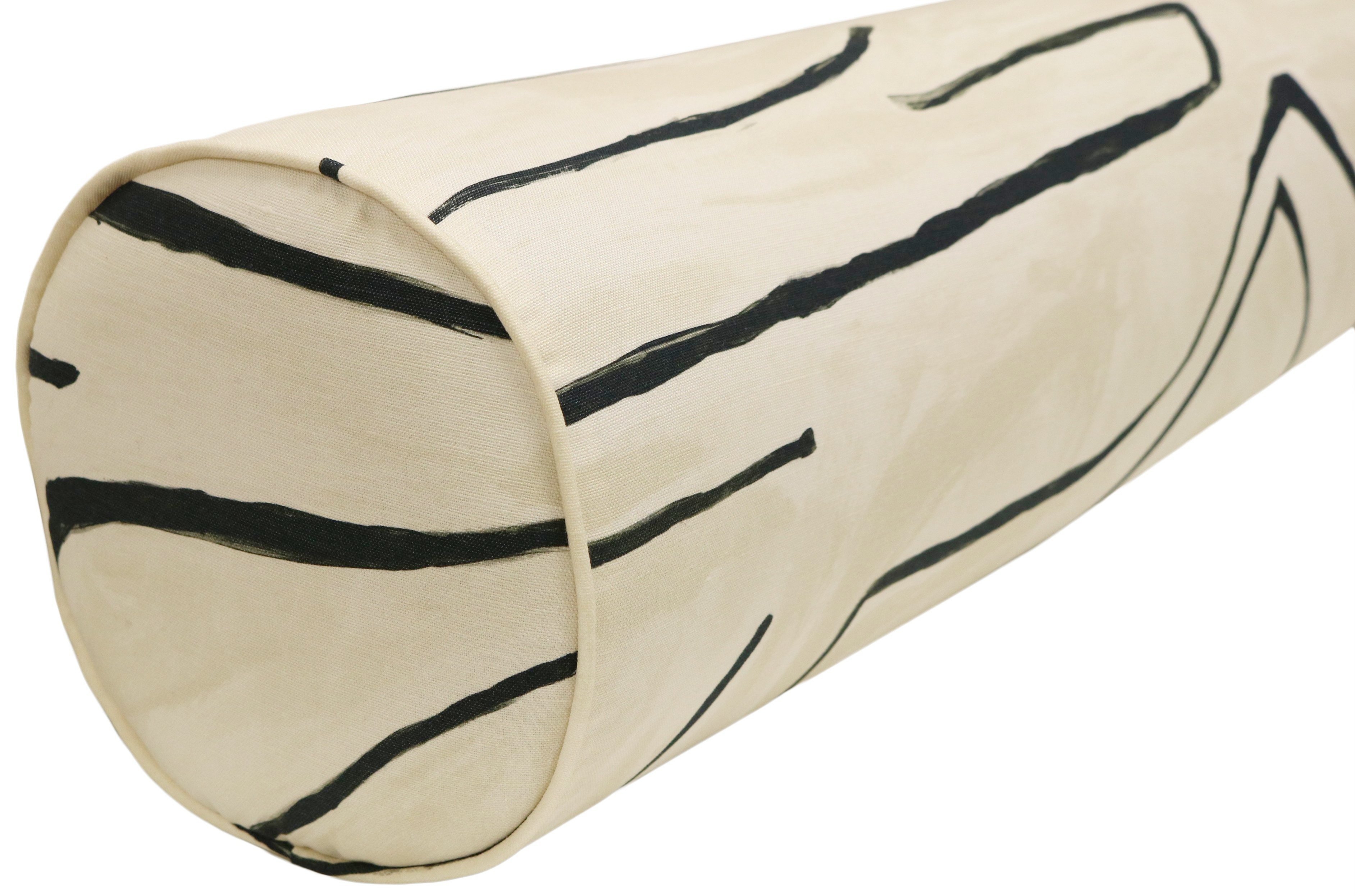 THE BOLSTER :: GRAFFITO // LINEN + ONYX | KELLY WEARSTLER - Sample 4" X 4" - Image 2