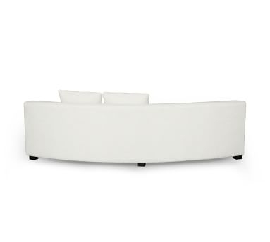 Cambria 2-Piece Rounded Sectional, Down Blend Wrapped Cushions, Dover Crescent - Image 5