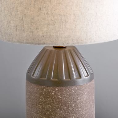 Ridged Ceramic Table Lamp - Image 4