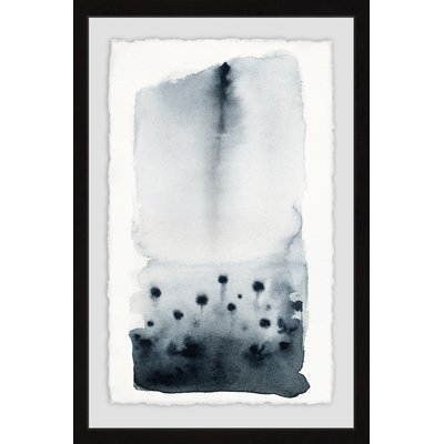 'Chalky Blue' Framed Watercolor Painting Print - Image 0