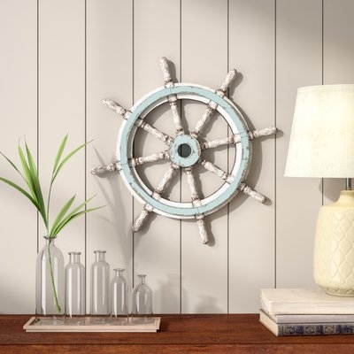 Mcgaughey Decorative Wood Ship Wheel - Image 0