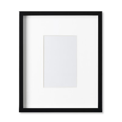 Black Lacquer Gallery Picture Frame, 4" X 6" - Image 0