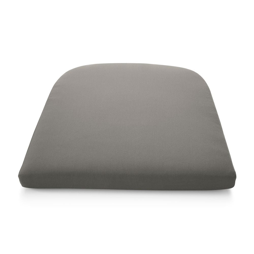 Abaco Graphite Sunbrella ® Dining Chair Cushion - Image 0