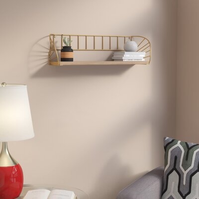 Harlee Mango Solid Wood Floating Shelf (Set of 2) - Image 1