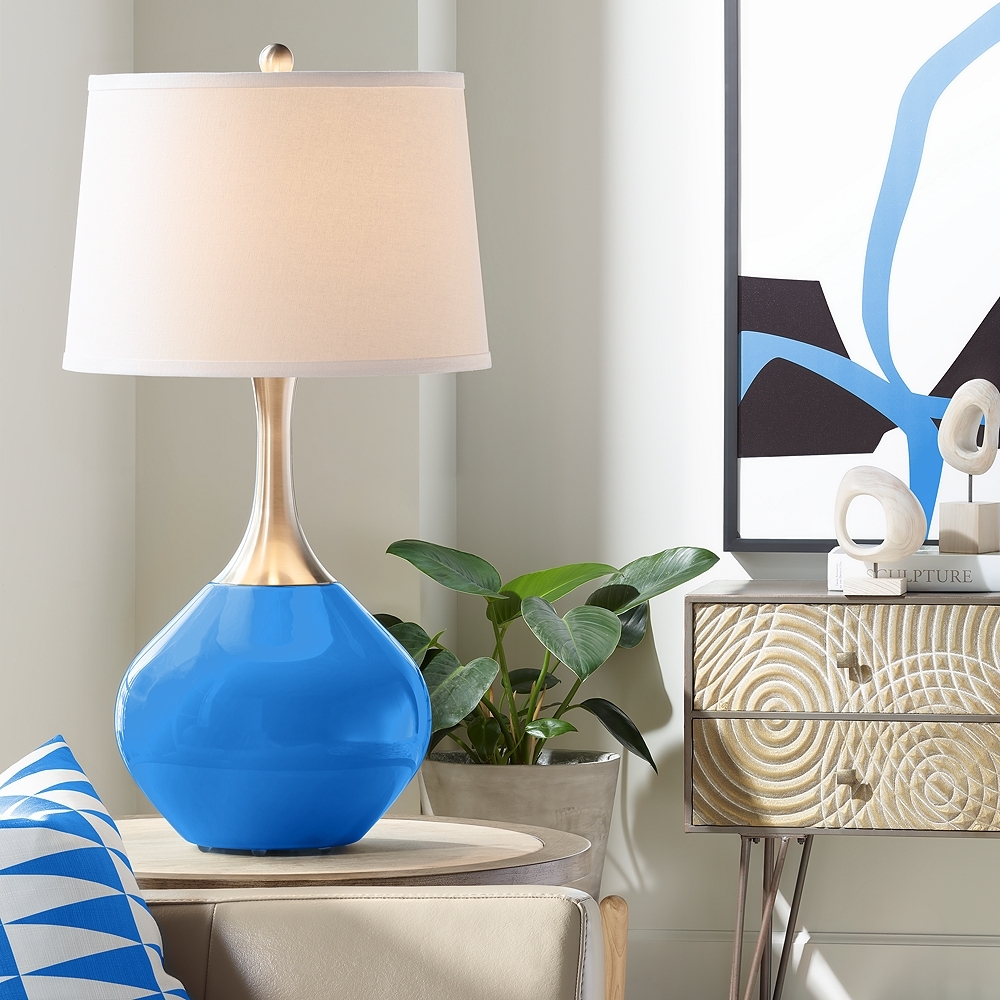 Royal Blue Spencer Table Lamp - Style # 17G60 - Image 0