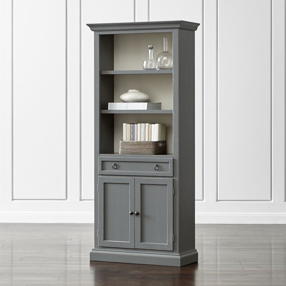 Cameo Grey Storage Bookcase - Image 0