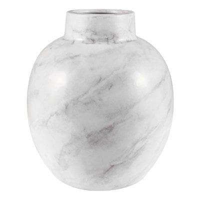 Handcrafted White Table Vase - Image 0