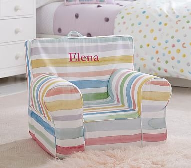 Kids Anywhere Chair(R), Kayla Rainbow Stripe - Image 1
