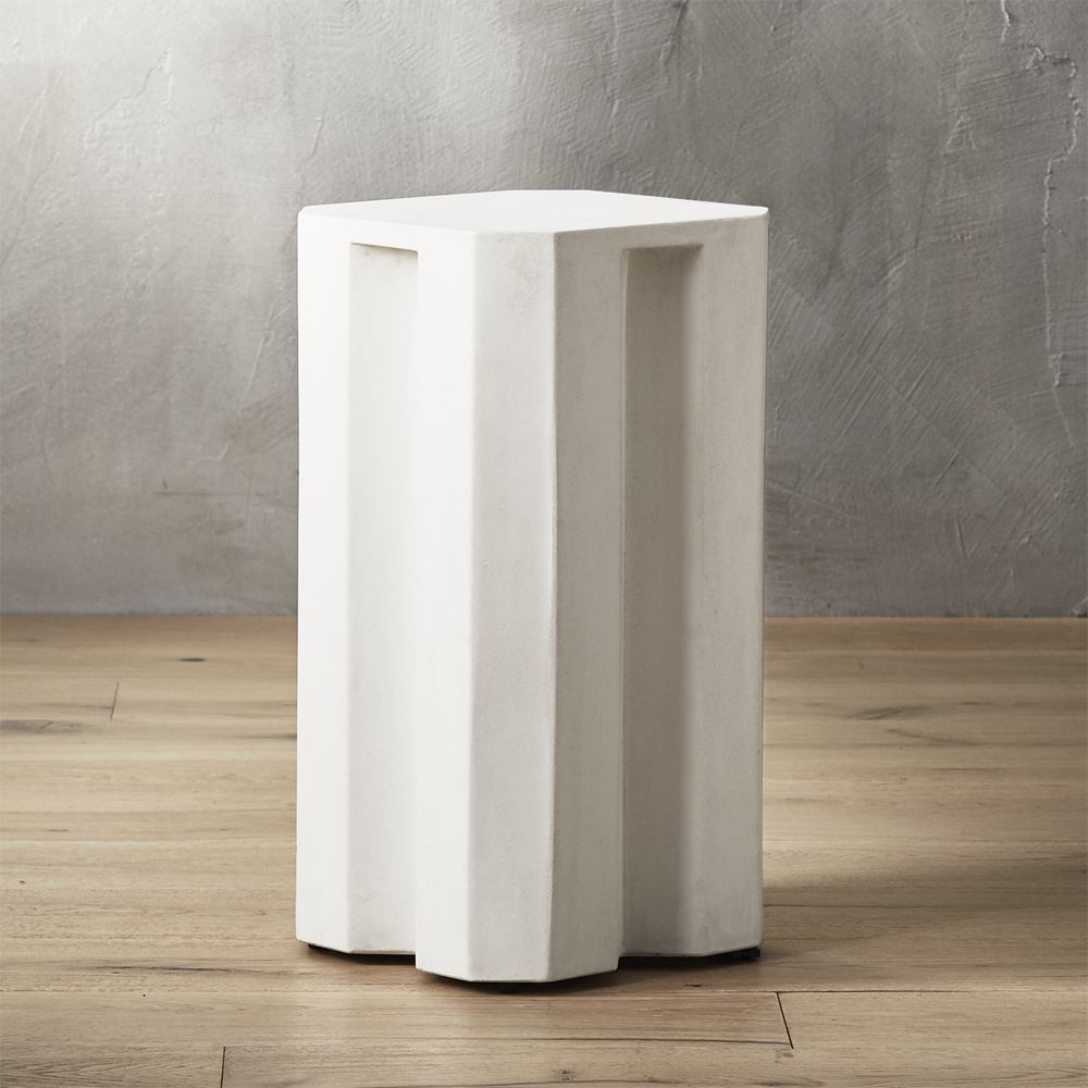 Hex Small Ivory Side Table - Image 0