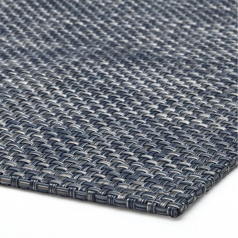 Chilewich ® Basketweave Denim Woven Indoor/Outdoor Floormat 23"x36" - Image 2