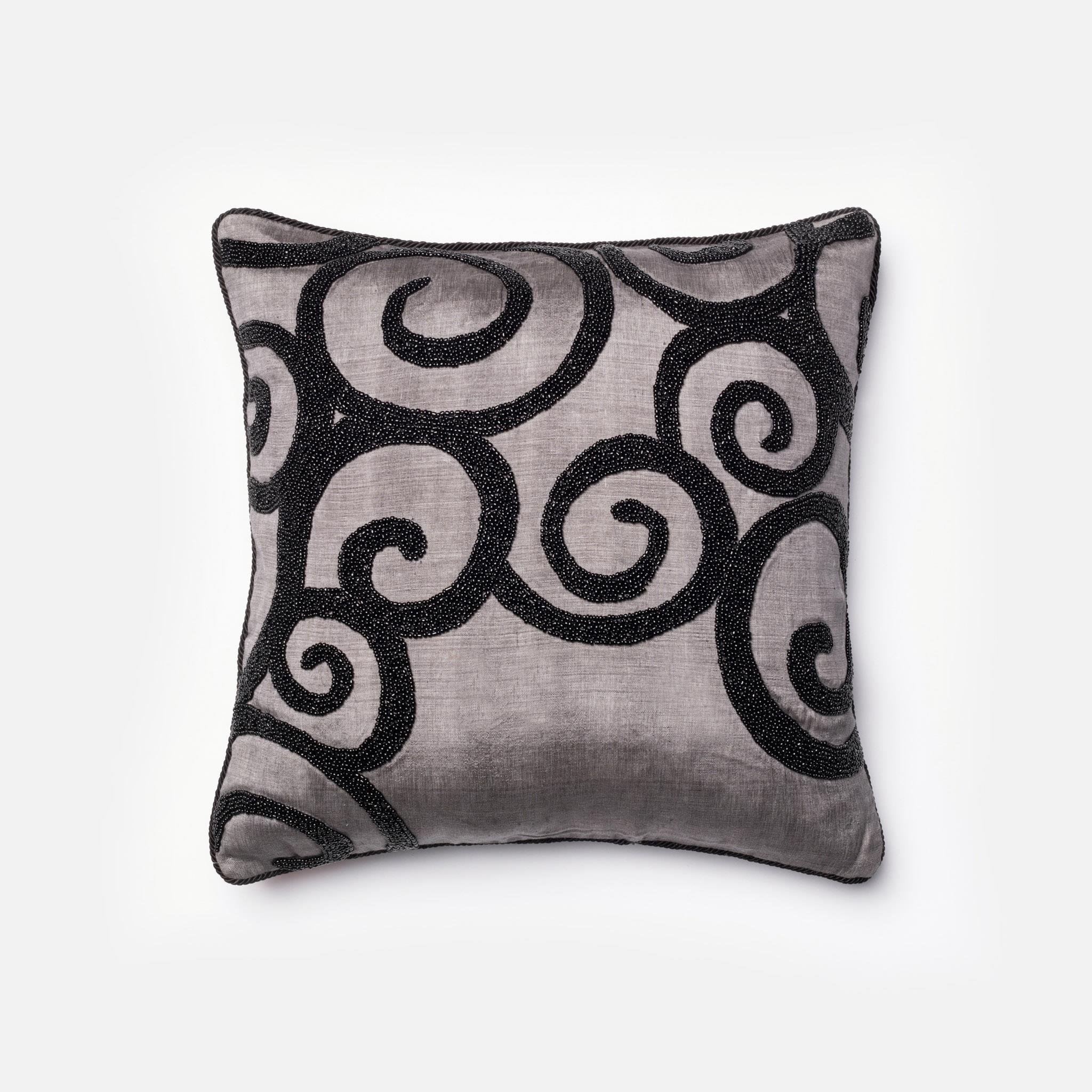 PILLOWS - GREY / BLACK - 18" X 18" Cover Only - Image 0