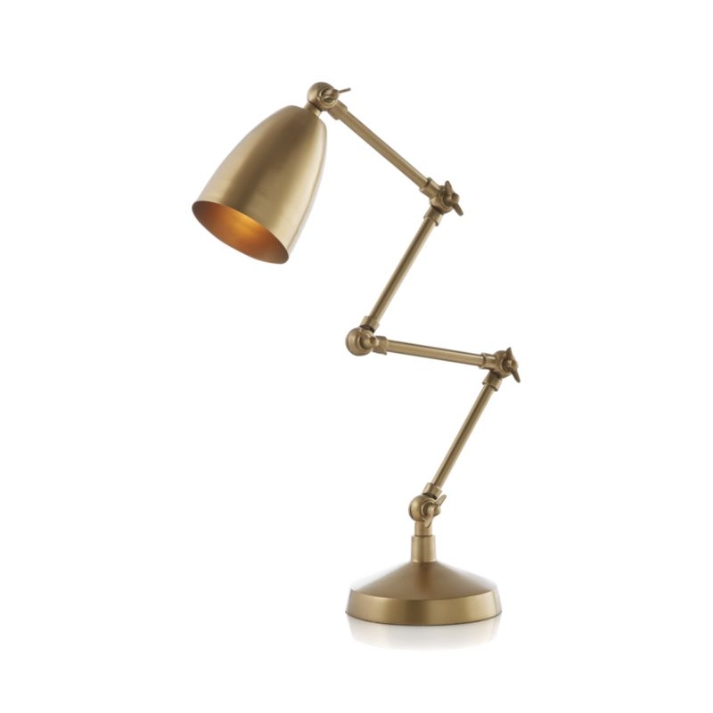 Folding Brass Table Lamp - Image 3