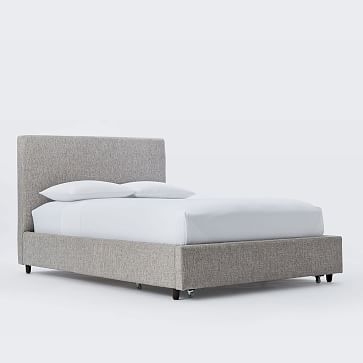 Contemporary Storage Bedset- Full, Deco Weave, Feather Gray - Image 2