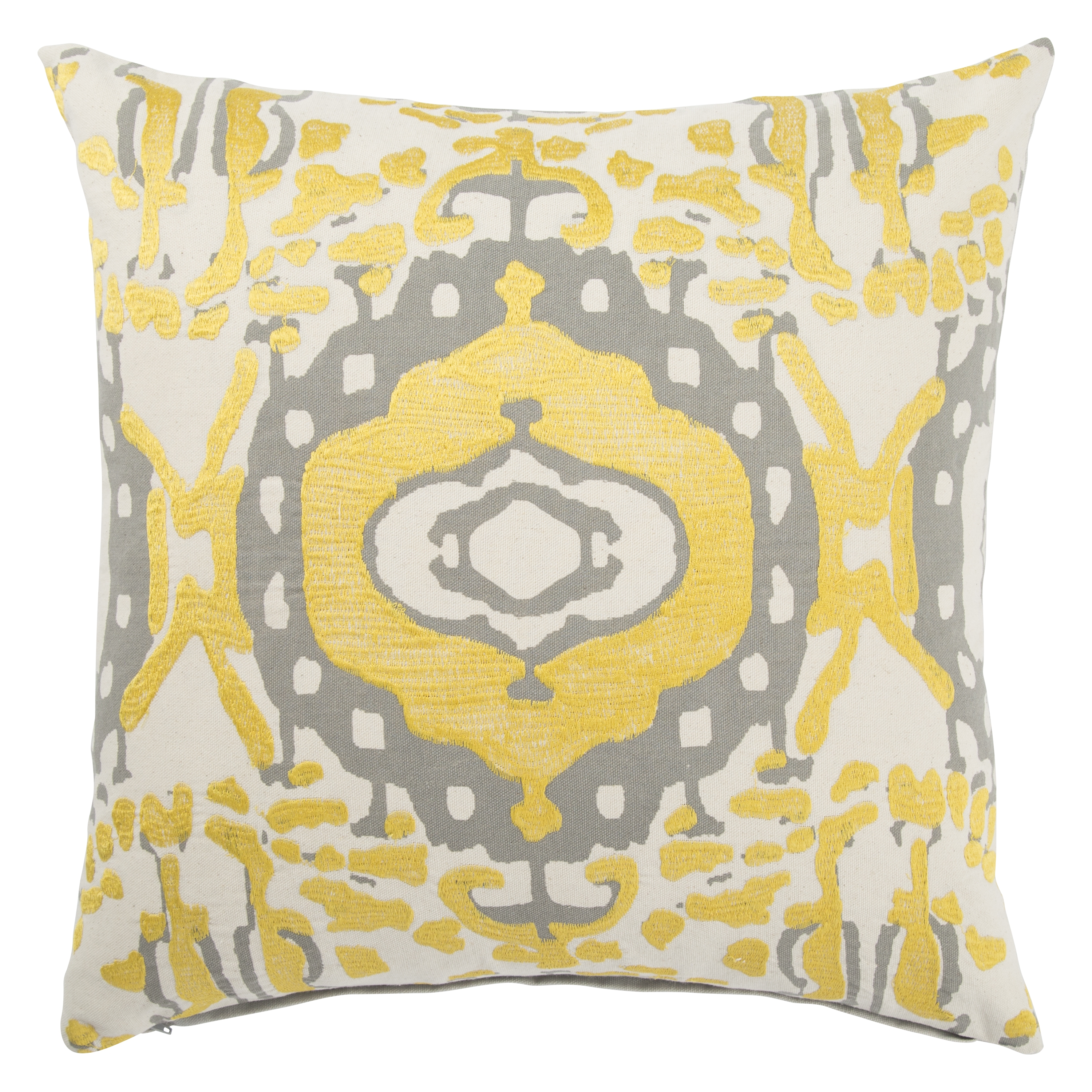 Design (US) Yellow 18"X18" Pillow - Image 0