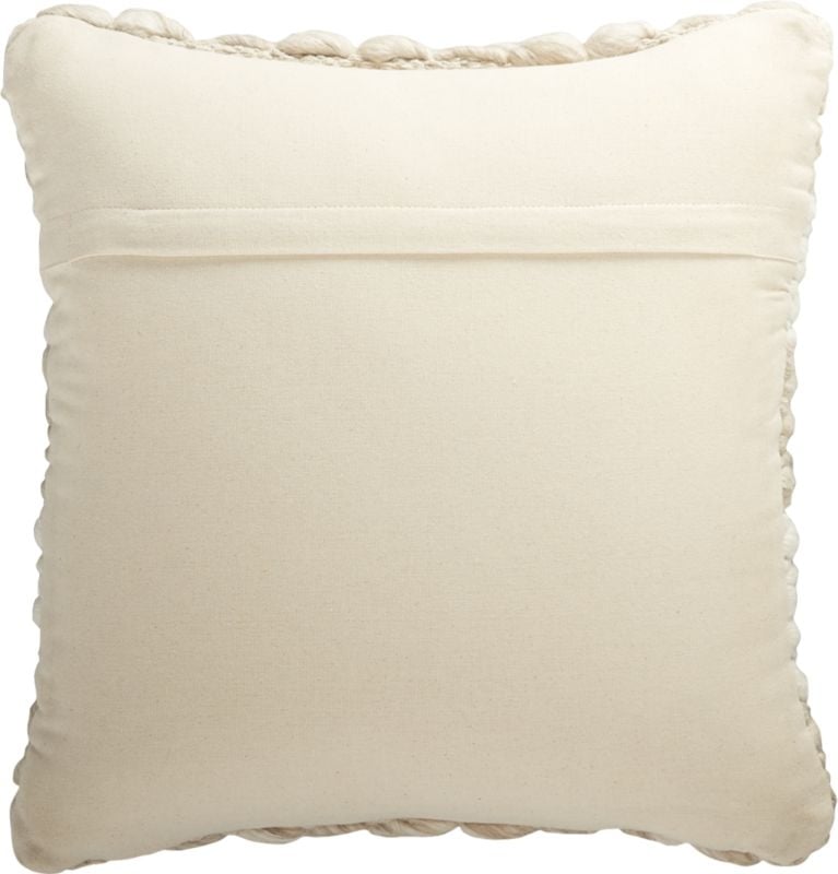 16" Millie Knit Pillow with Down-Alternative Insert - Image 3