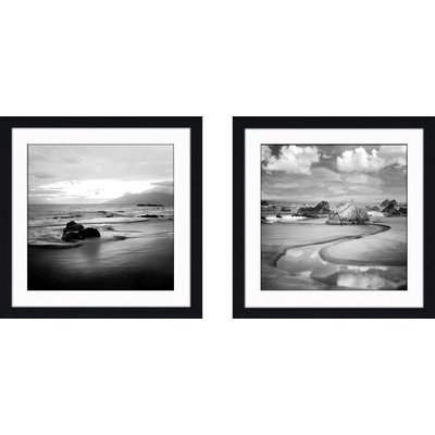 'Coastal Rocks Hawaii' 2 Piece Framed Photographic Print Set - Image 0