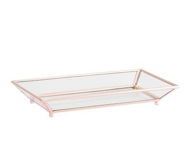 Monique Lhuillier Gwyneth Rose Gold Tray - Large - Image 1