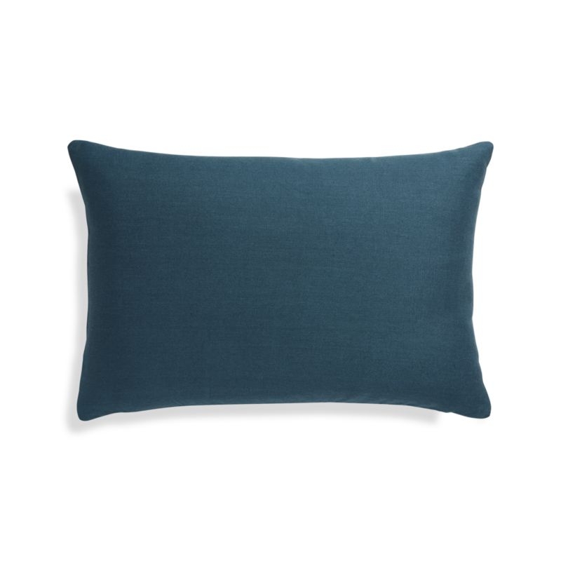 Cedric Embroidered Pillow with Down-Alternative Insert 18"x12" - Image 3