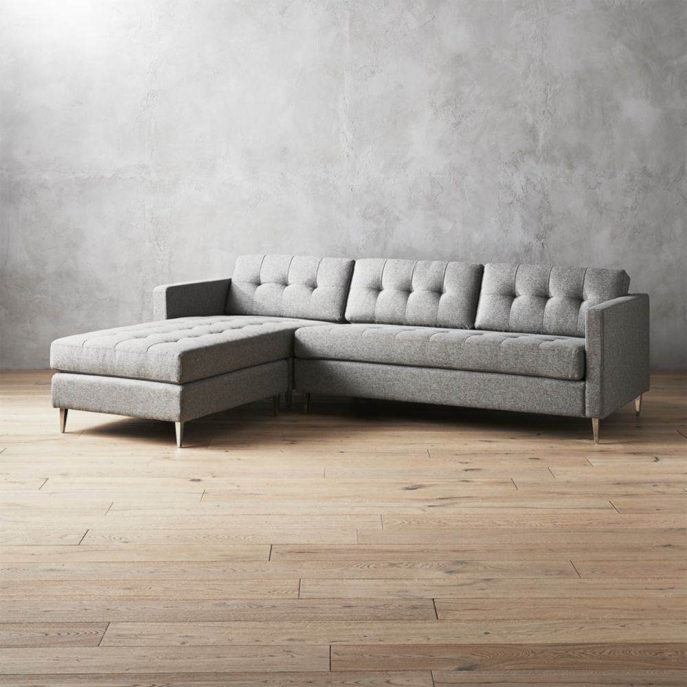 ditto II grey sectional sofa - Image 0